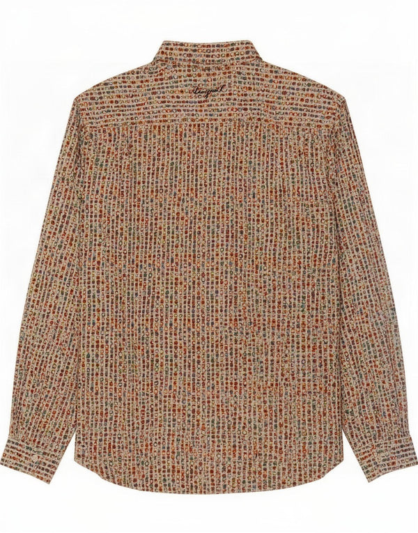 Camicia Desigual Uomo XL Cotone geometrico multicolore
