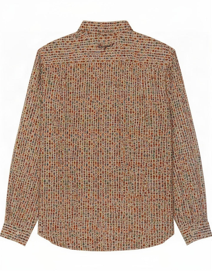 Camicia Desigual Uomo XL Cotone geometrico multicolore