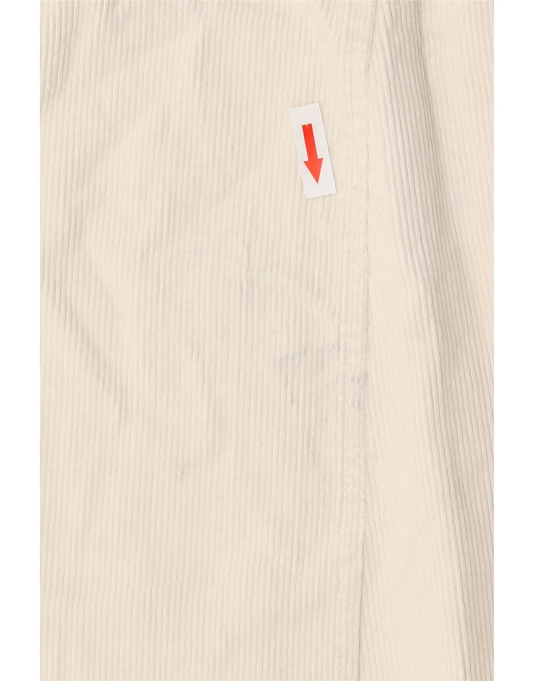 Gonna in velluto a coste da donna Zara media W28 cotone bianco