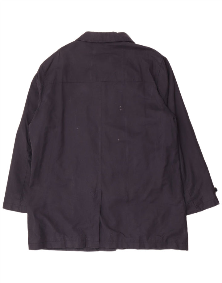 Cappotto da uomo su misura Marks & Spencer UK 44 2XL Blu navy