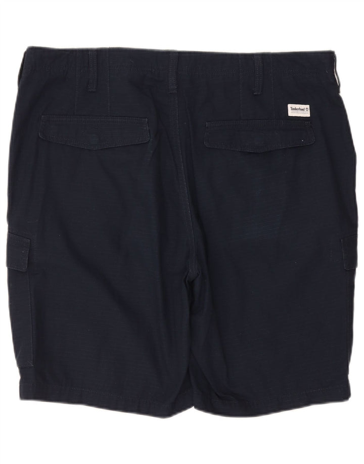 Pantaloncini cargo da uomo TIMBERLAND W38 XL in cotone blu navy