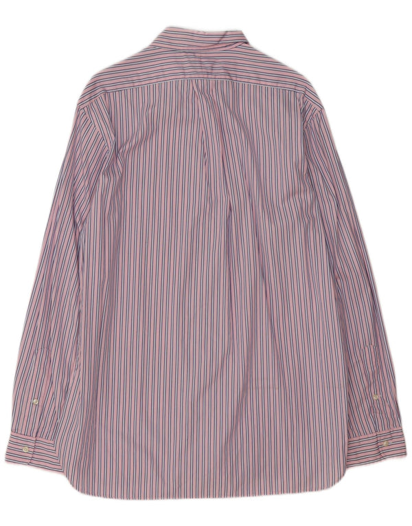 POLO RALPH LAUREN Camicia da uomo su misura taglia 42 16 1/2 grande a righe rosa