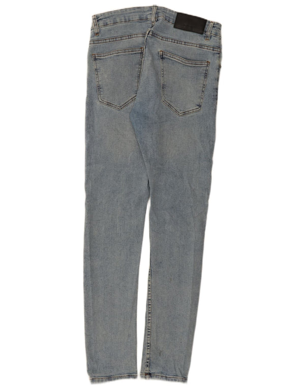 Jeans skinny da uomo Zara EU 42 Large W32 L32 Cotone blu