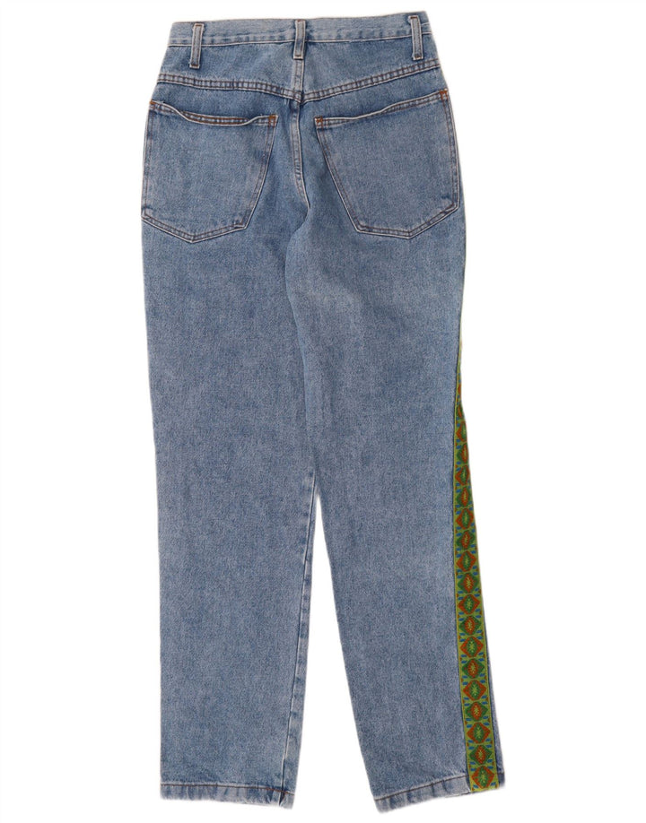 Jeans dritti da donna General Company W30 L33 Blu geometrico