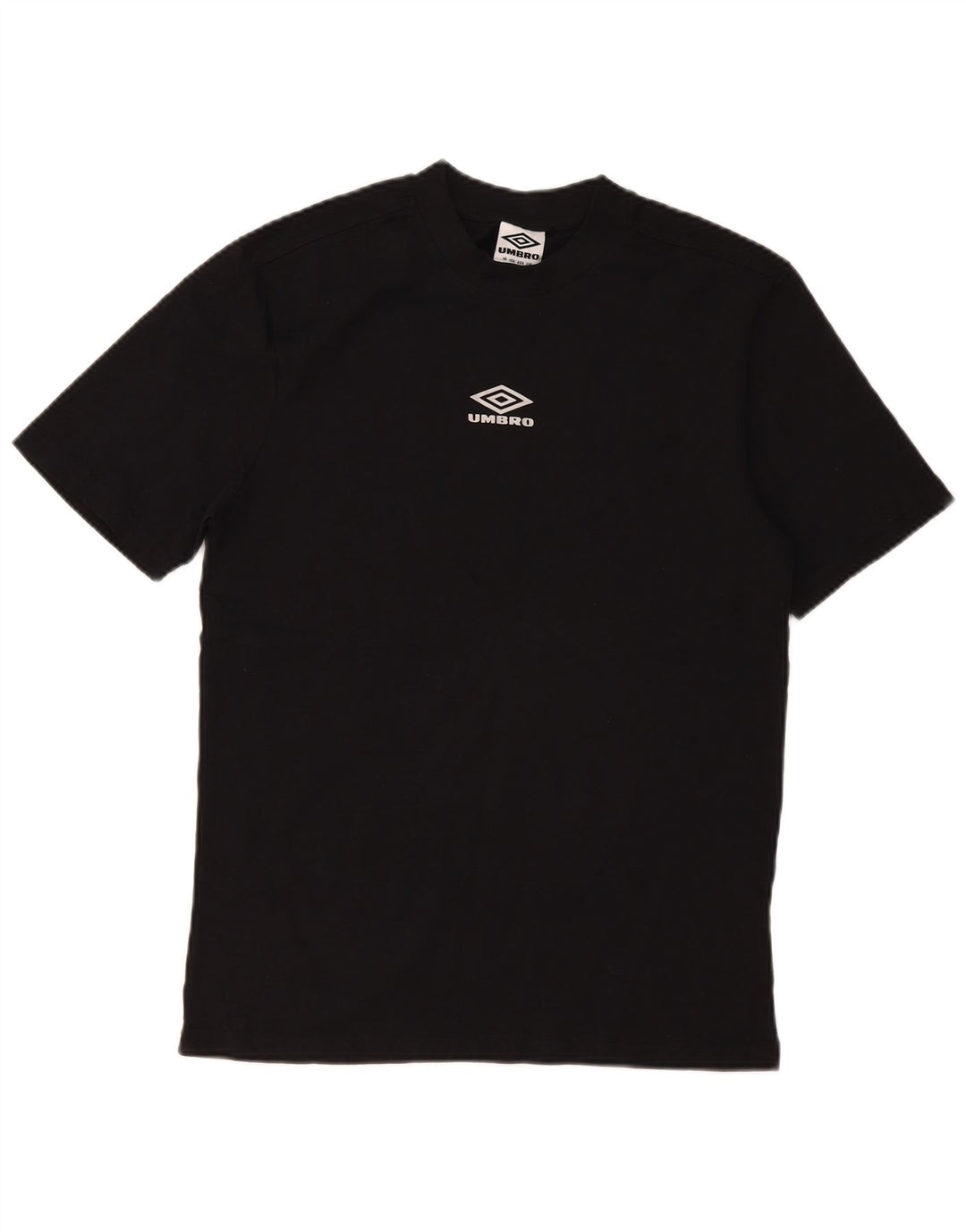 T-shirt grafica da uomo Umbro Top Small in cotone nero
