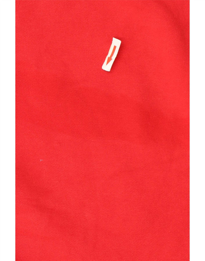 Felpa Nike Uomo Maglione Rosso Medio Cotone