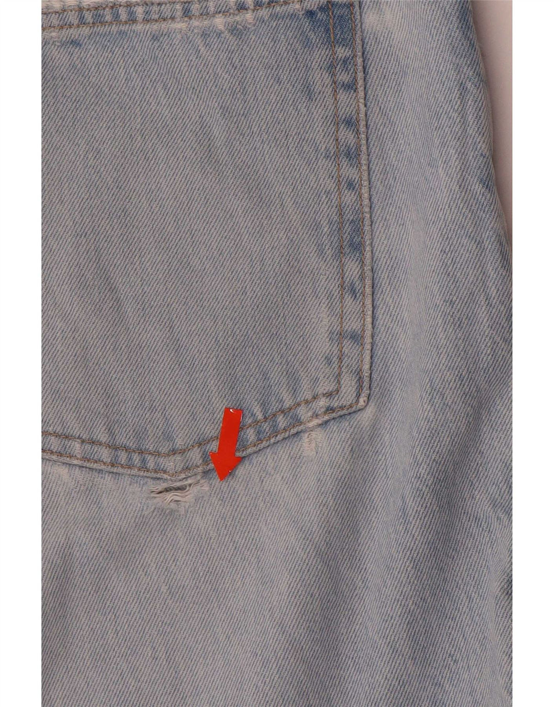 Jeans dritti da donna Zara EU 42 Large W32 L33 cotone blu