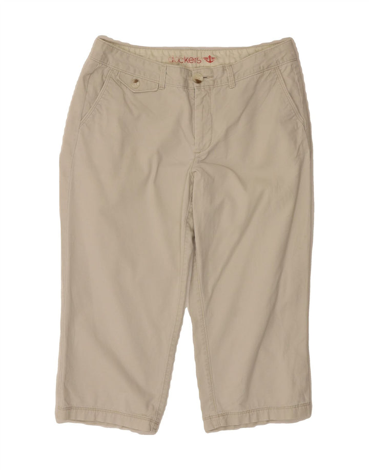 DOCKERS Womens Bermuda Shorts US 6 Medium W30  Grey Cotton Vintage Dockers and Second-Hand Dockers from Messina Hembry 
