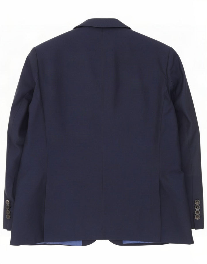Marks & Spencer Giacca blazer a 2 bottoni da uomo UK 40 Blu navy medio