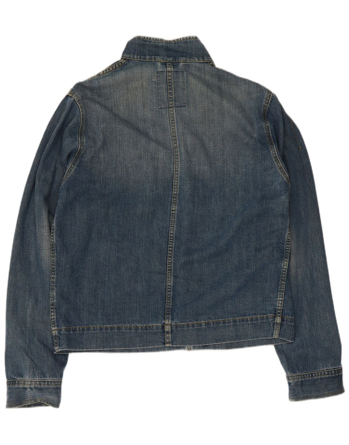 Giacca in denim da uomo Playlife UK 42 XL cotone blu