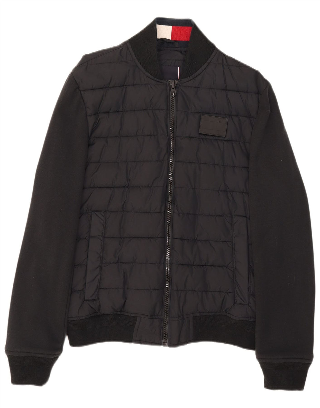 Giacca imbottita bomber da uomo Tommy Hilfiger UK 36 piccola nera