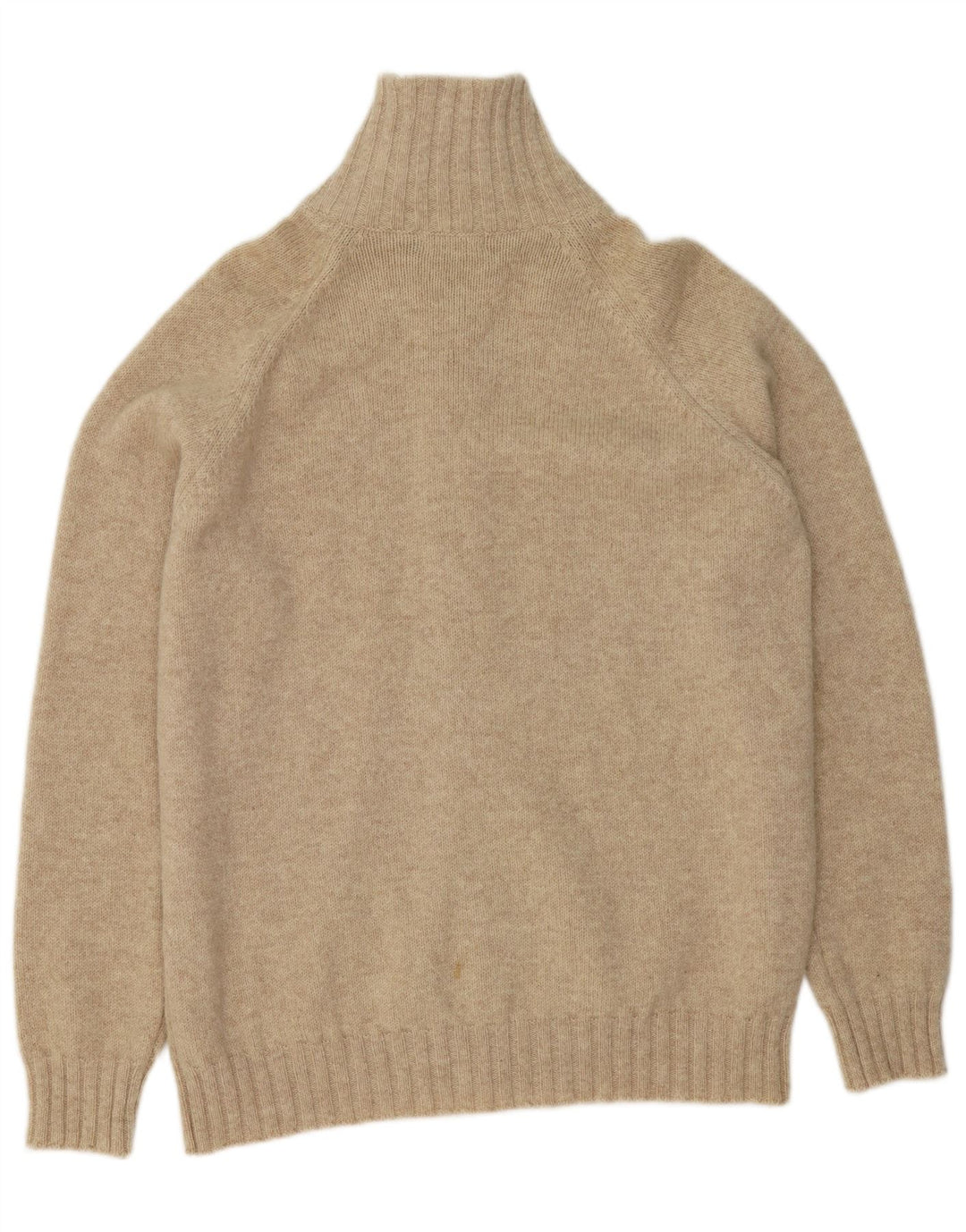 Maglione cardigan da uomo Zara grande in lana beige