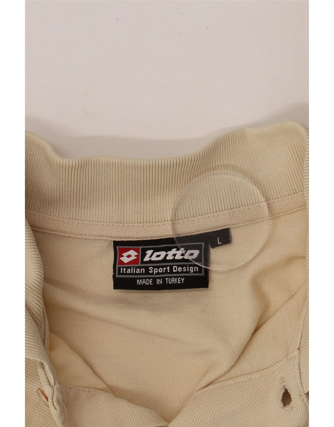 Polo da uomo LOTTO grande beige