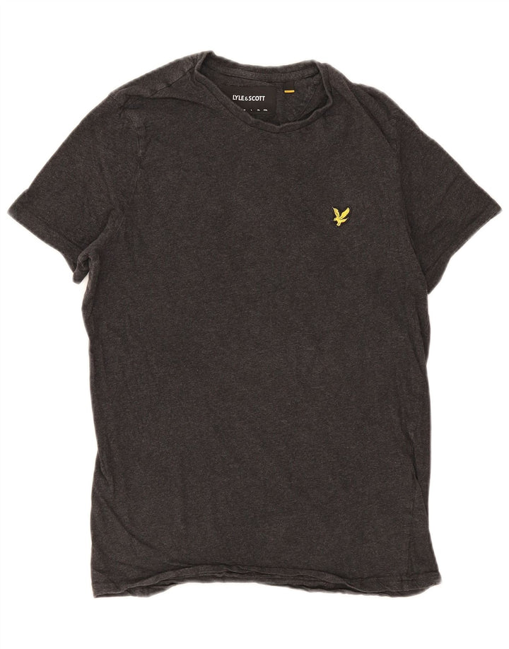 T-shirt da uomo Lyle & Scott Top piccola in cotone grigio