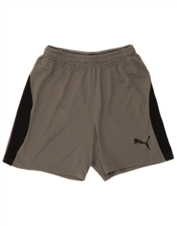 Pantaloncini sportivi Puma da bambino 13-14 anni Poliestere color block grigio