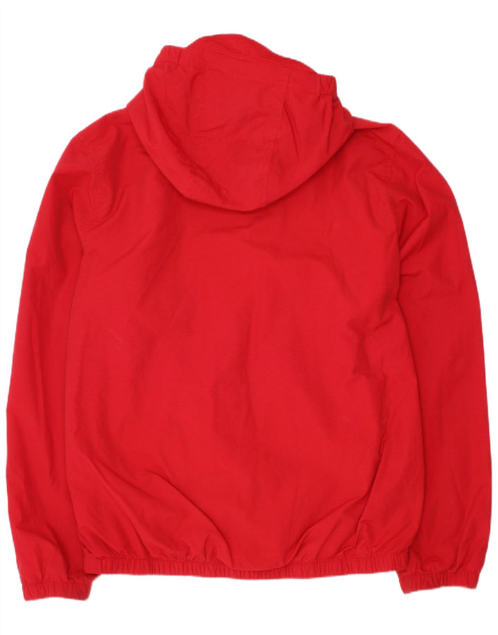 Giacca antipioggia con cappuccio Lyle & Scott da ragazzo 10-11 anni in poliestere rosso