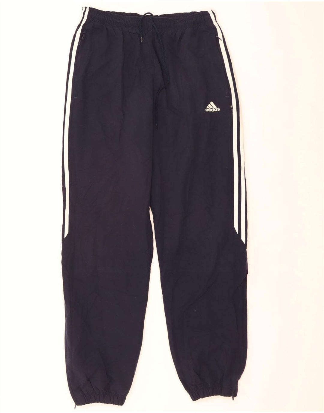Pantaloni da tuta da uomo Adidas Joggers medi in poliestere blu navy