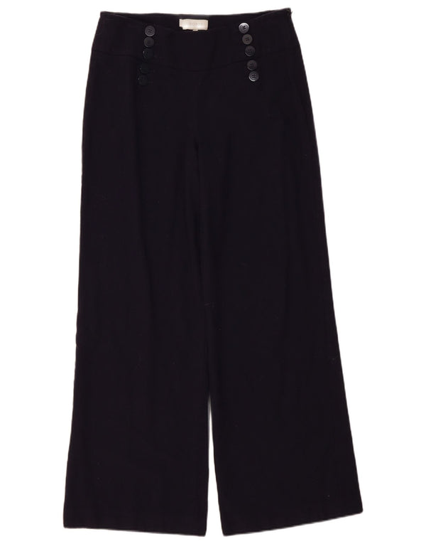 Pantaloni casual a vita alta da donna Hobbs UK 12 medi W32 L30 blu navy
