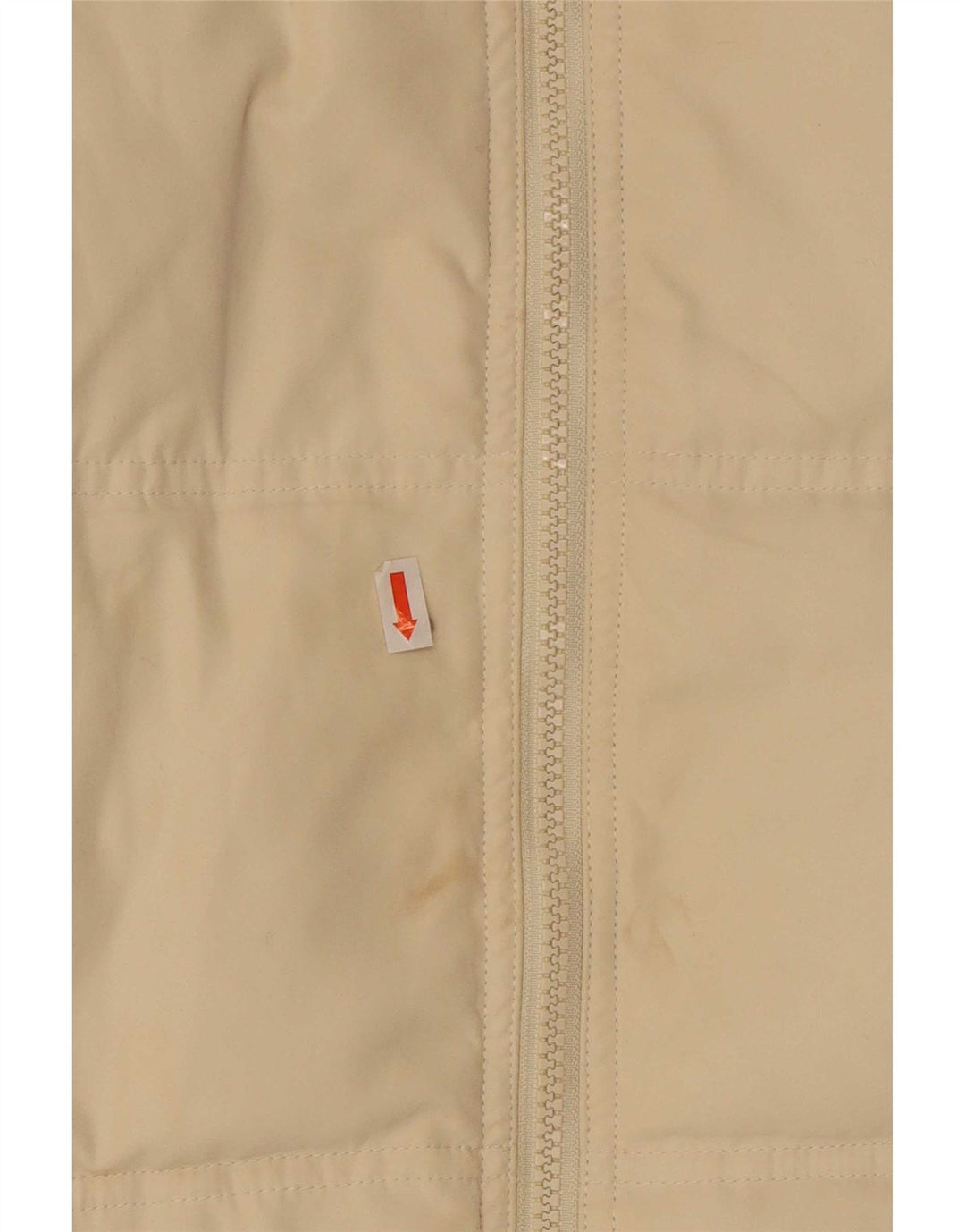 Gilet imbottito da donna Musto UK 12 medio poliestere bianco sporco