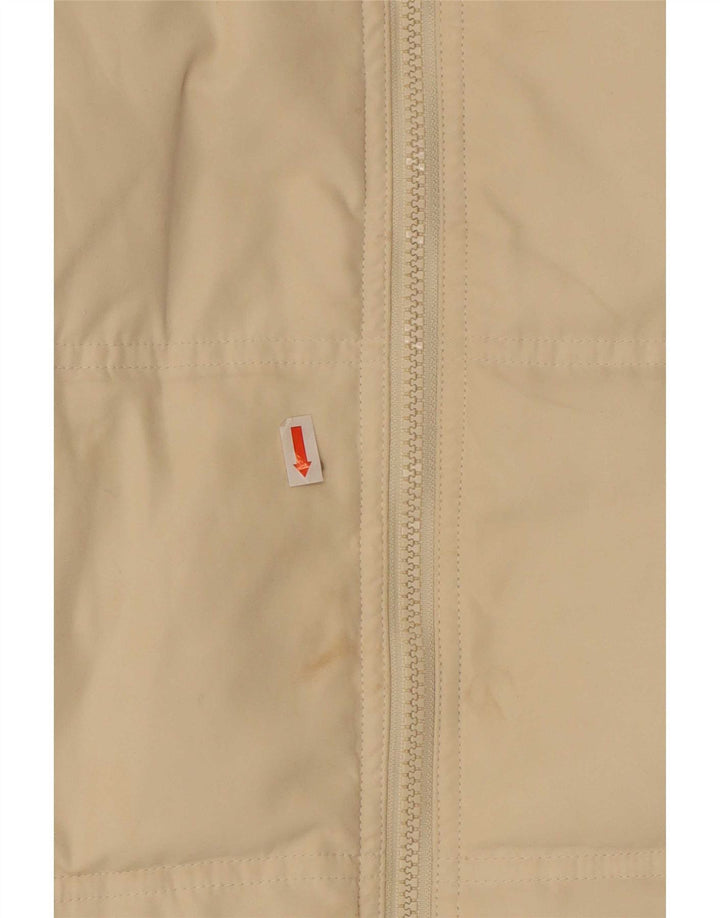 Gilet imbottito da donna Musto UK 12 medio poliestere bianco sporco