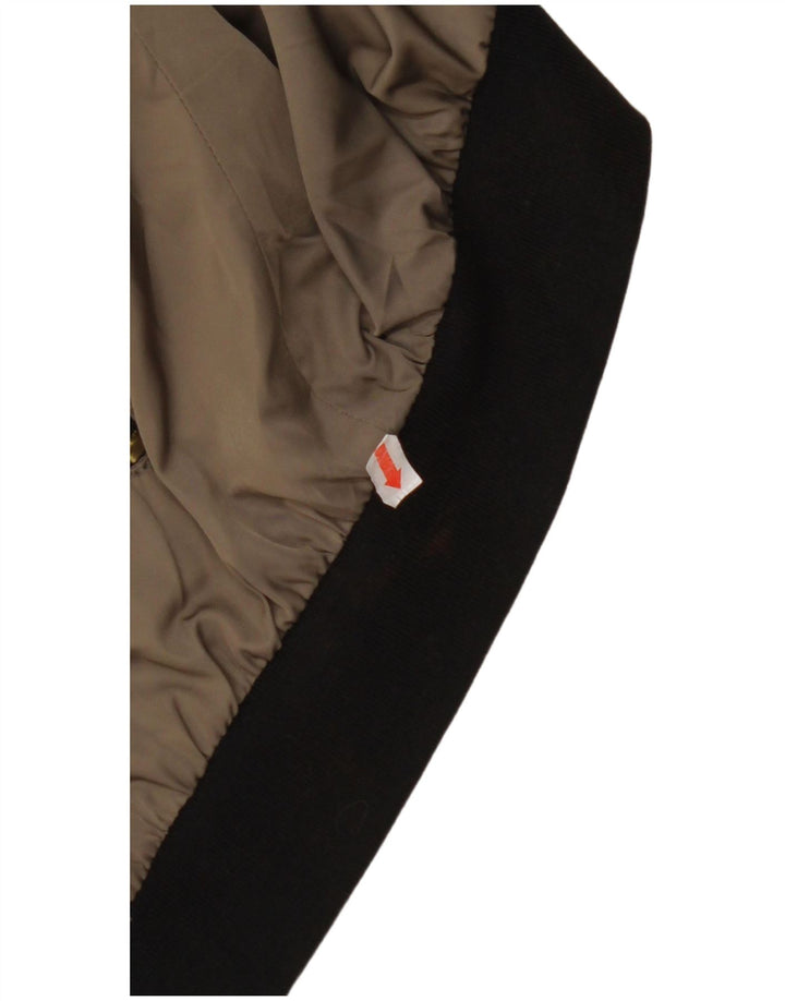 Giubbotto bomber oversize da donna ZARA UK 10 piccolo cotone verde