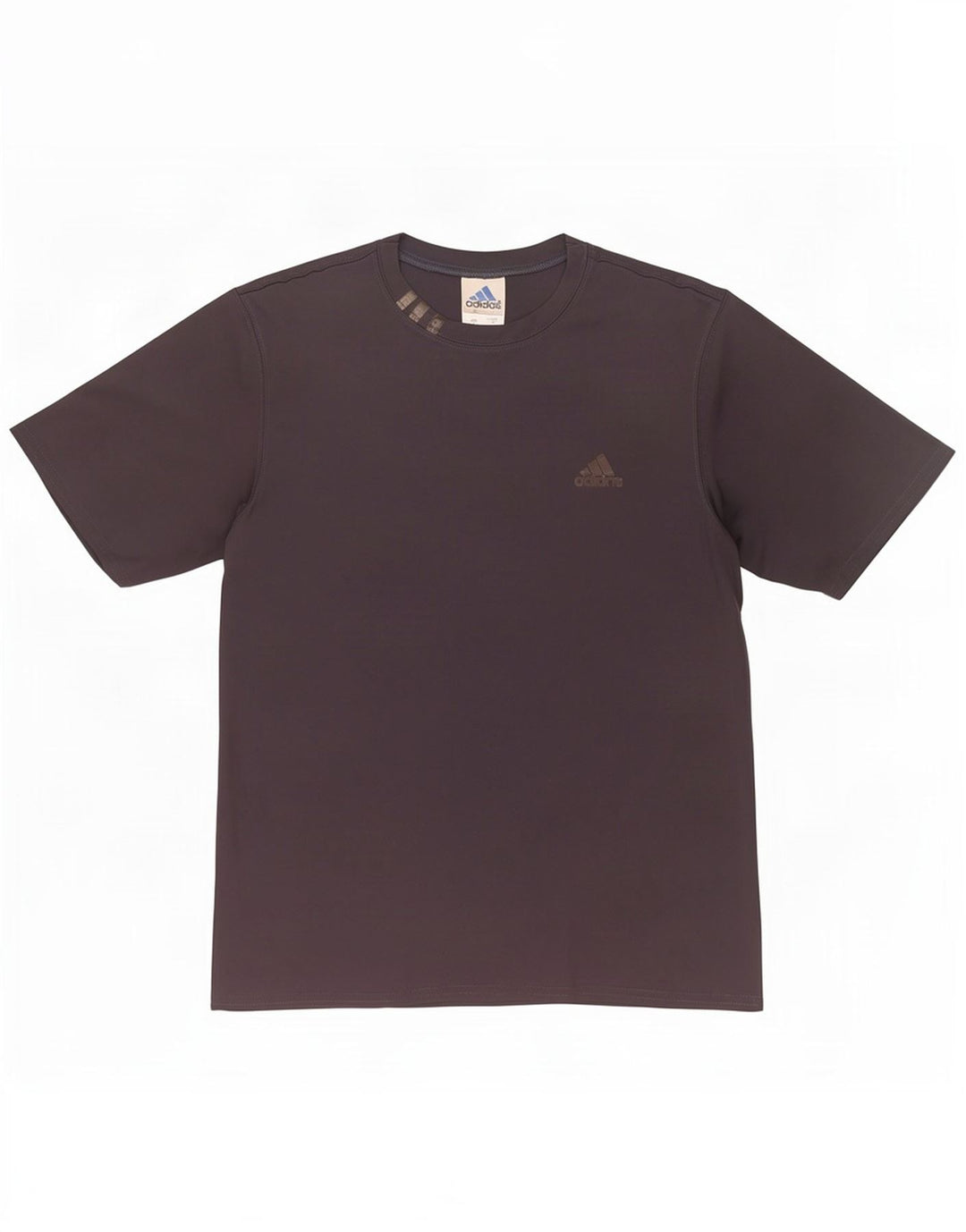 T-shirt Adidas da uomo Top grande in poliestere grigio