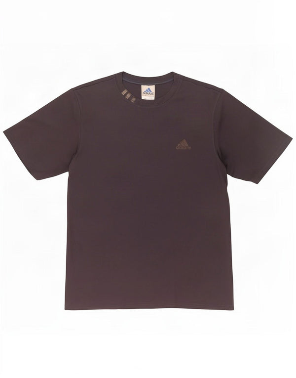 T-shirt Adidas da uomo Top grande in poliestere grigio