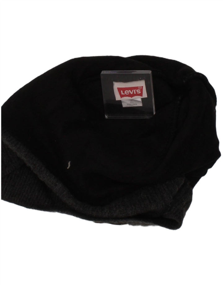 Berretto in maglia da uomo Levi's, taglia unica, in acrilico grigio