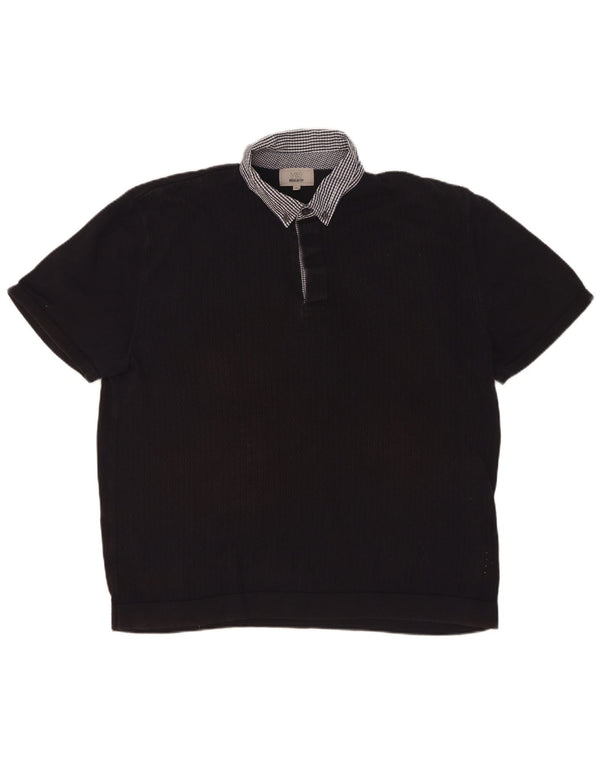 Polo da rugby da uomo Marks & Spencer vestibilità regolare XL blu navy