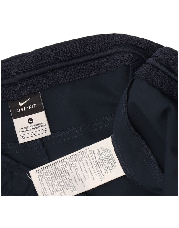 Pantaloncini sportivi Nike Dri Fit da uomo XL in poliestere blu navy
