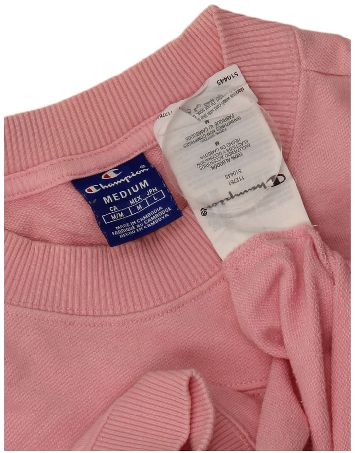 Felpa corta da donna Champion UK 14 Colorblock rosa medio