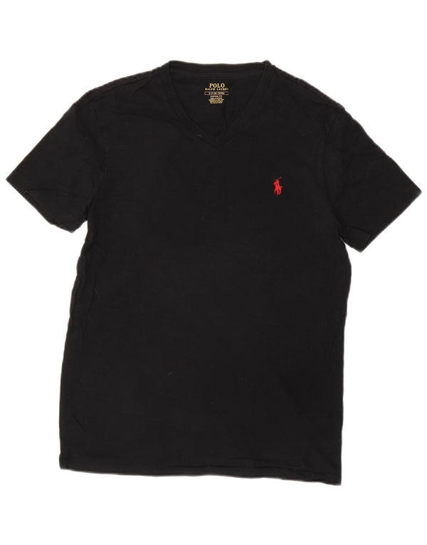 POLO RALPH LAUREN T-shirt da uomo su misura Top piccola in cotone nero