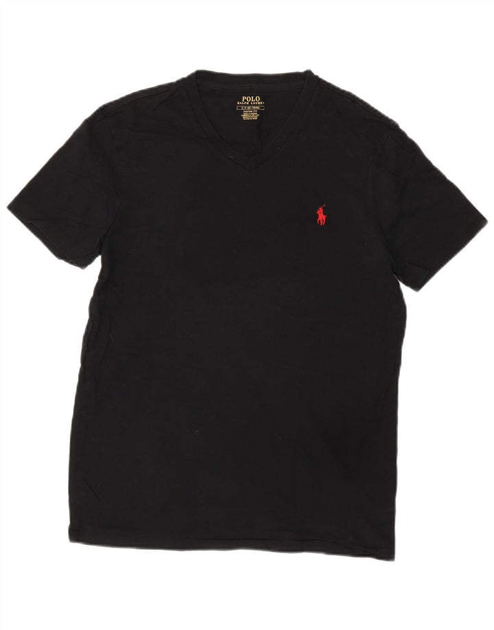 POLO RALPH LAUREN T-shirt da uomo su misura Top piccola in cotone nero