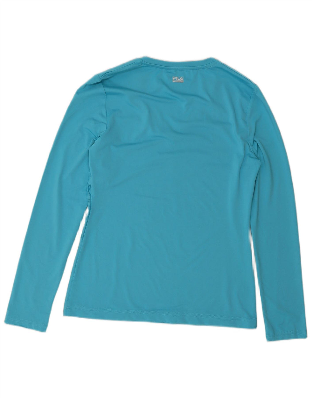 Fila Donna Top Manica Lunga UK 10 Small Blu Poliestere Sport