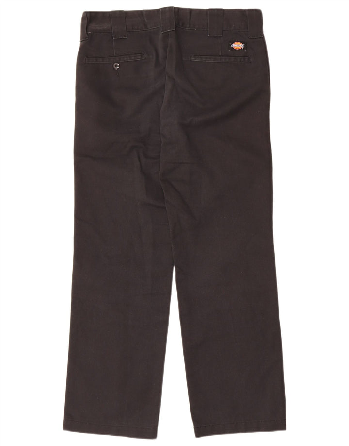 Pantaloni chino dritti slim da uomo Dickies W30 L30 poliestere nero