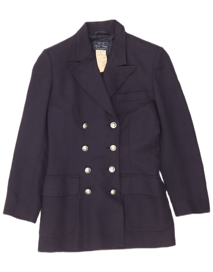 Giacca blazer da donna blu Eagle Les Copains IT 40 piccola blu navy