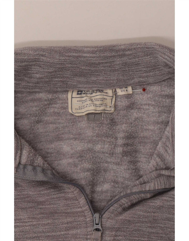 Maglione in pile da donna con collo con zip Mountain Warehouse EU 40 Grigio medio