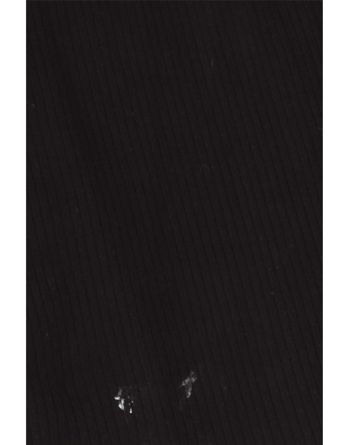 Maglione cardigan aperto da donna Marks & Spencer UK 16 grande viscosa nera
