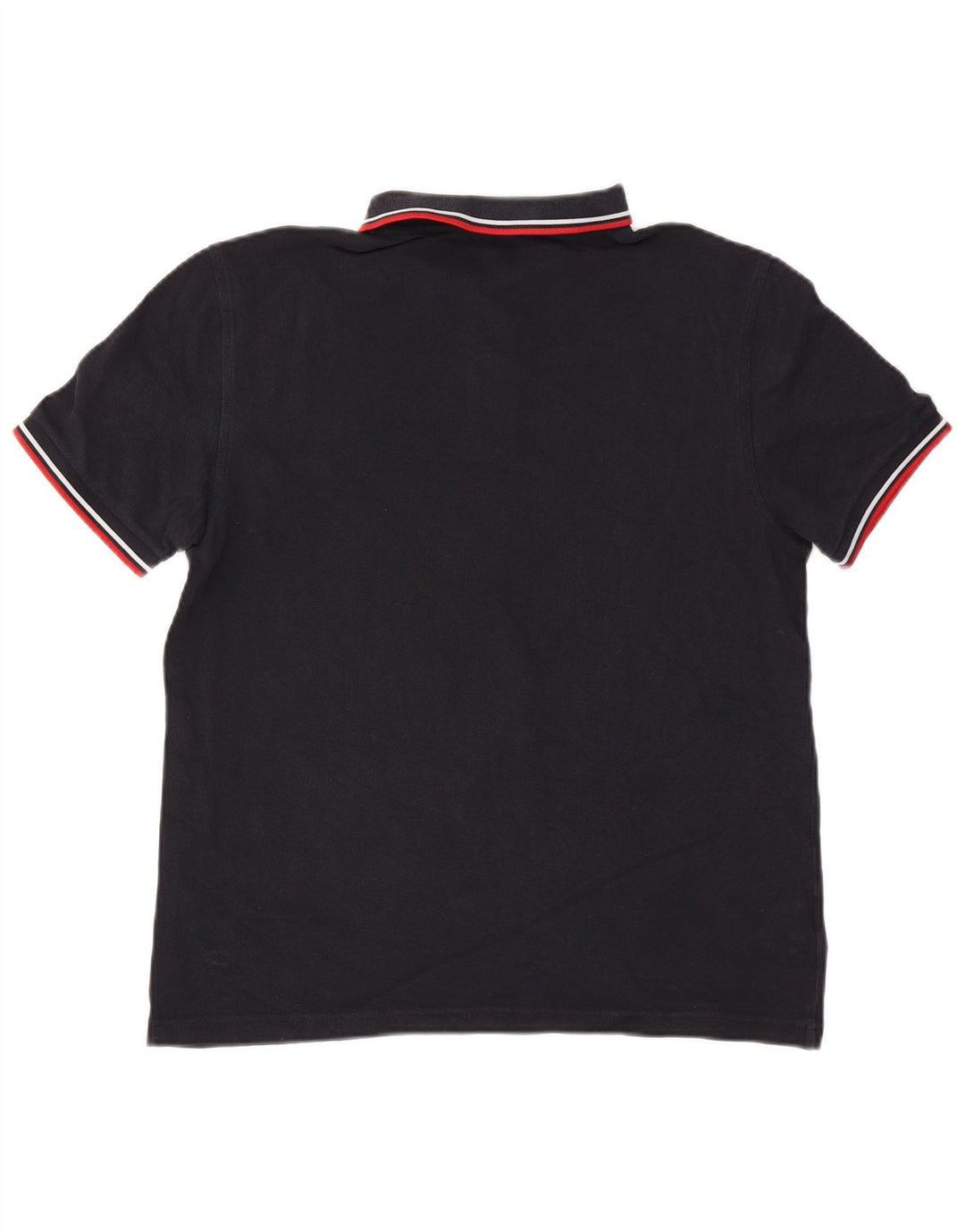 Polo da uomo Fred Perry grande in cotone a righe blu navy