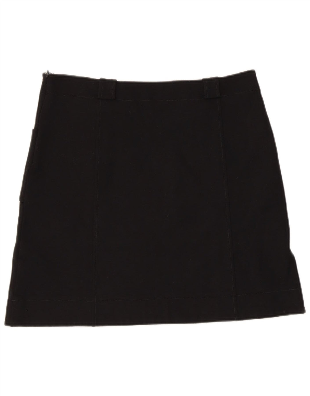 Minigonna da donna Marella UK 10 piccola W34 viscosa nera