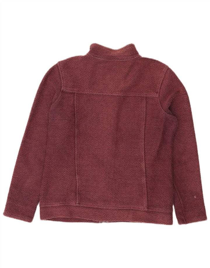 Giacca da tuta da donna Weird Fish UK 12 Cotone medio bordeaux
