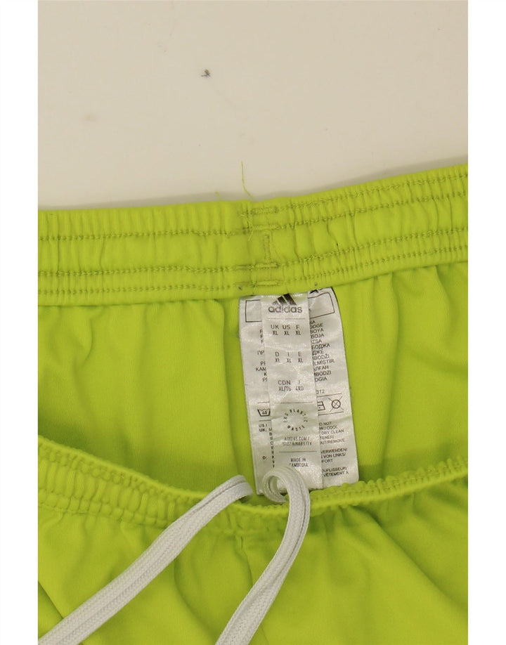 ADIDAS Mens Sport Shorts XL Green Polyester Vintage Adidas and Second-Hand Adidas from Messina Hembry 