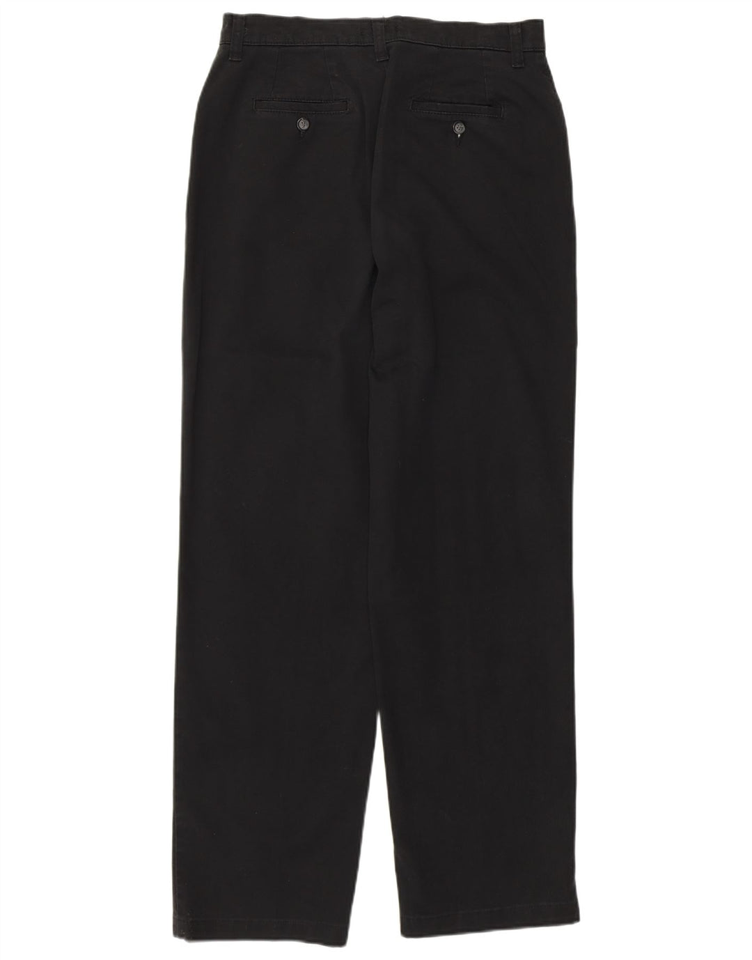 Pantaloni casual dritti da donna Lee US 8 Medium W30 L30 Cotone nero