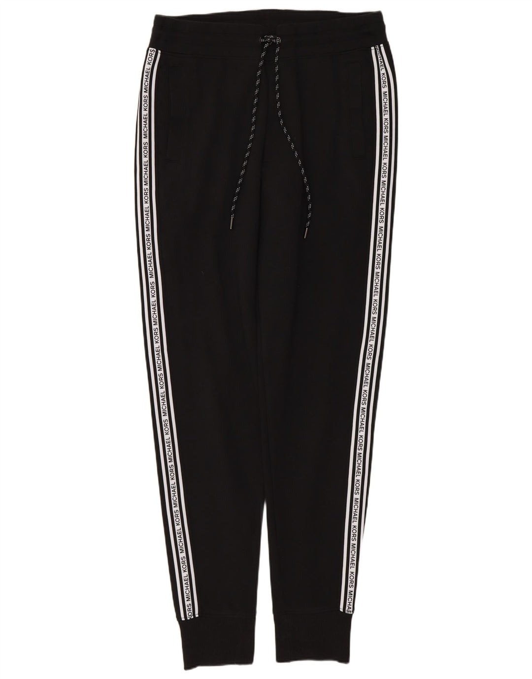 MICHAEL KORS Pantaloni da tuta con grafica da uomo Joggers piccoli in cotone nero