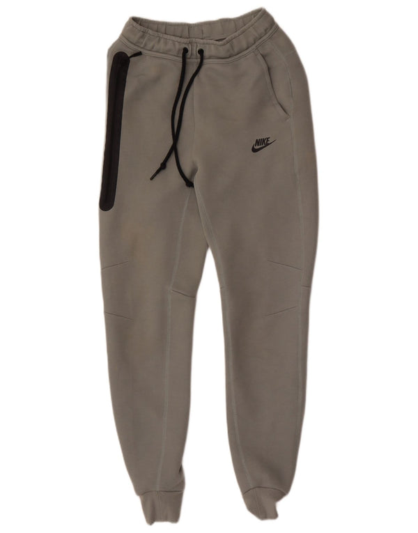 Pantaloni da tuta da uomo Nike Joggers XS in cotone color block grigio