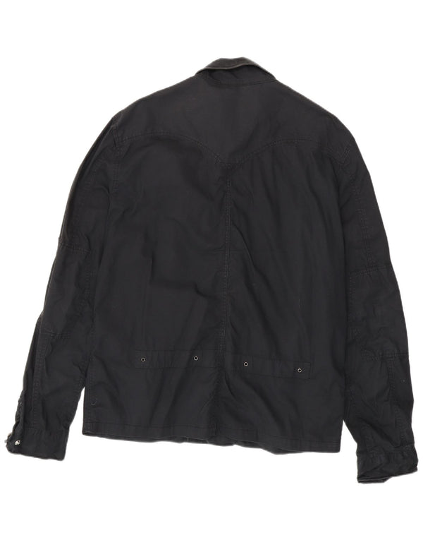 Giacca militare grafica da uomo LEVI'S UK 42 XL cotone nero