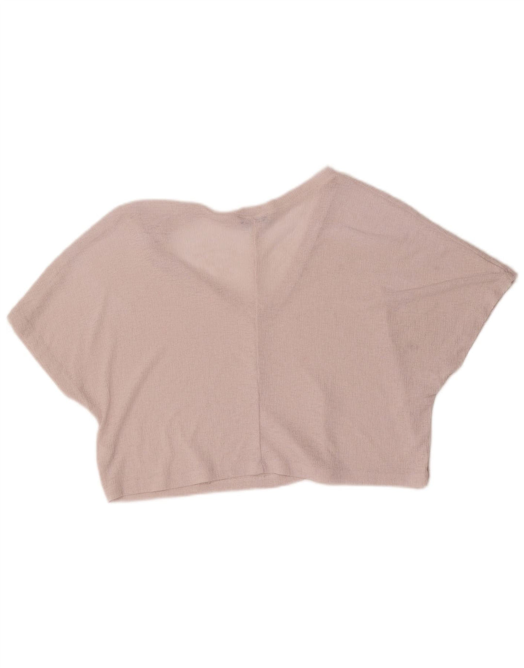 Camicetta oversize corta da donna Zara Top UK 10 piccola rosa poliestere