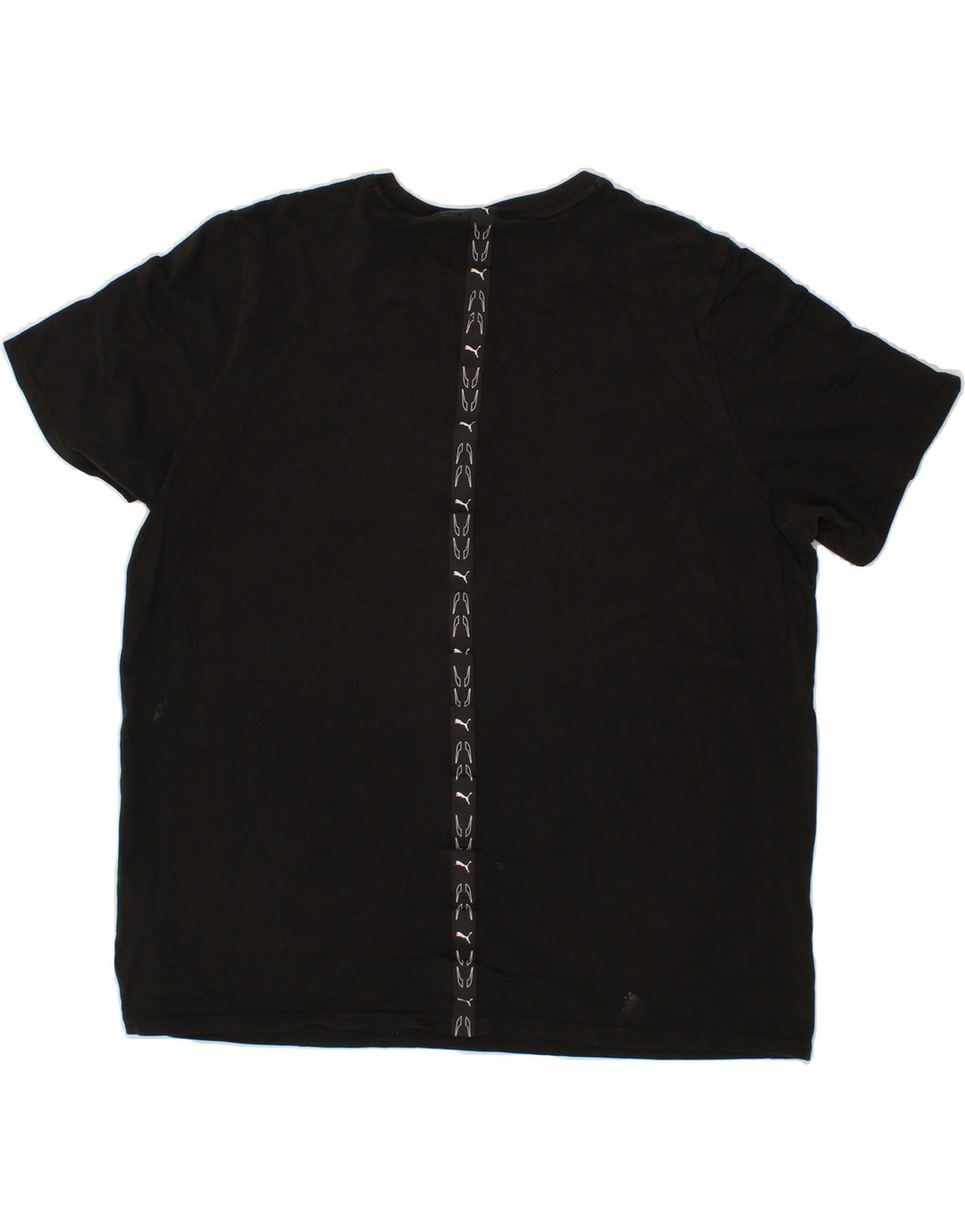 PUMA Mens Graphic T-Shirt Top Large Black Cotton Vintage Puma and Second-Hand Puma from Messina Hembry 