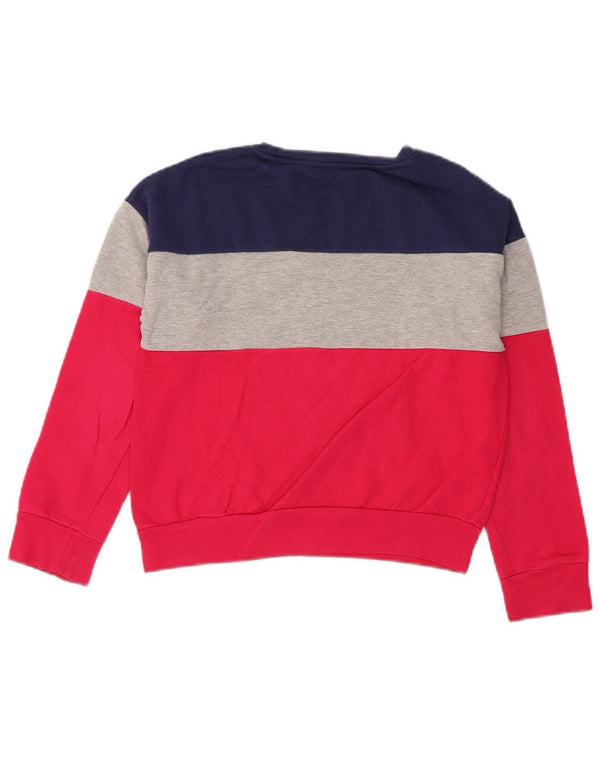 Felpa Dkny per ragazze, maglione, 12-13 anni, grande, multicolore, color block