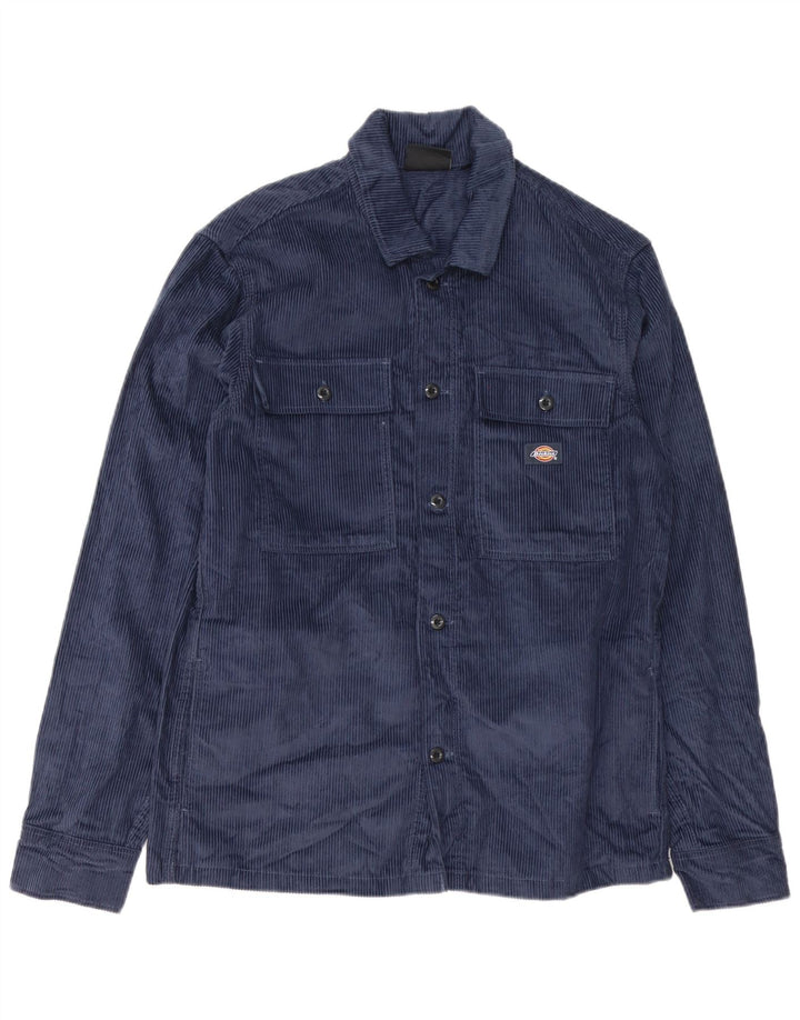 Camicia da uomo in velluto a coste Dickies, cotone medio blu navy